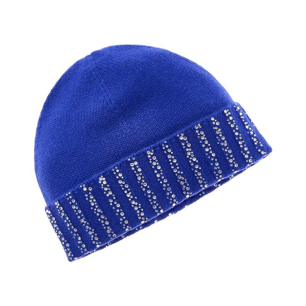 Sofiacashmere 6-Ply Cashmere Knit Hat, Blue